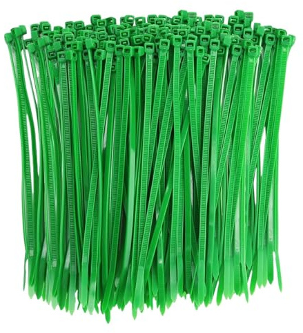 50/100/200/300/500pcs Fascette in nylon regolabili Cavo autobloccante Filo di rilegatura Cinghie avvolgenti Recinzione da giardino Fissaggio(15cm,300pcs)
