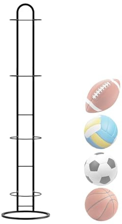 Bollställ - med multifunktionellt stativ, ställ för metallbollar | 5-nivås basketställ, 4 nivåer, 4 nivåer, 4 nivåer, 3 nivåer, 3 nivåer, 3 nivåer rack