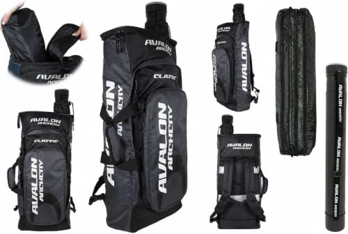 Avalon New Classic Rucksack Bogenrucksack mit Pfeilröhre dunkelgrau