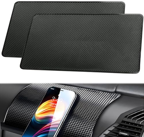 Antirutschmatte Anti Rutsch,Matte für Auto Armaturenbrett Antirutsch,Anti Rutsch Auto A rmaturenbrett Matte,Selbstklebende rutschfeste Armaturenbrett Pads für Handy Sonnenbrille Schlüssel etc