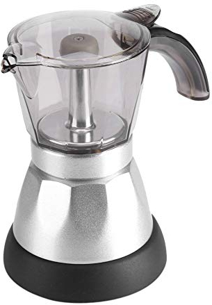 Cafetera eléctrica fácil de limpiar, cafetera de contenedor transparente, 480W 220V 300ML / 6 tazas para regalos de cocina de café en casa