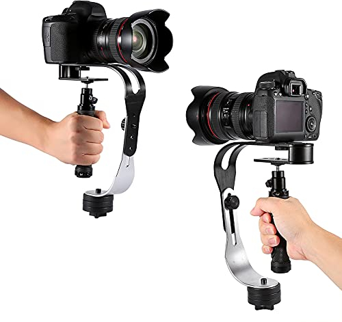 Stabilisateur Complet, Stabilisateur Vidéo Steadycam Portable Pro avec de Montage Antidérapante, pour Caméscope Numérique DV DSLR SLR