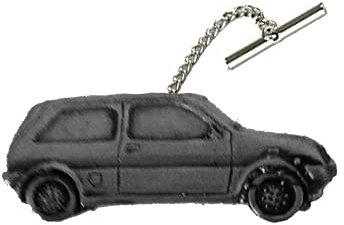 Krawattennadel mit Kette, klassisches britisches Auto, Metro, ref134, Zinn-Effekt