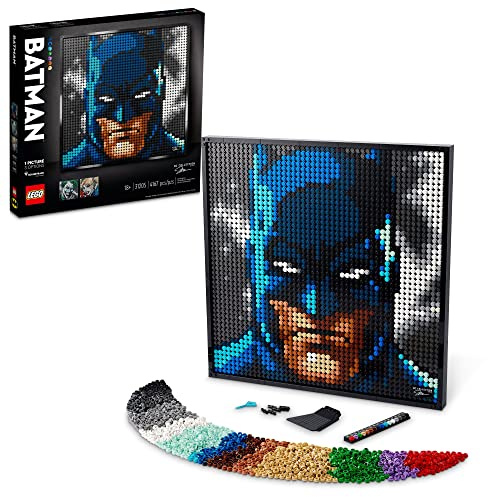LEGO Art Jim Lee Batman Collection 31205 Bausatz DC Comics Wandkunst für Erwachsene (4.167 Teile)