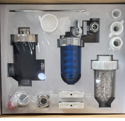 Kit salvacaldaia per condensazione con defangatore magnetico, dosatore di polifosfato, neutralizzatore di condensa