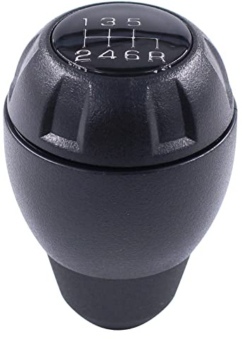 NewYall Black 6 Speed Manual Transmission Shift Knob for Jeep Wrangler 2007-2018 Gear Shifter