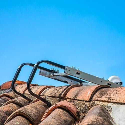 HOSTRÖM Crochets de faitage pour échelle de Toit Safein, Adaptateur de Toit Garantie 5 Ans, Crochet de faîtière Acier