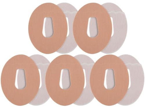 OHPHCALL 10stücke Hautfreundliche Sensor Pflaster Wasserdichte Fixierpflaster Für Fitness Atmungsaktive Sensor Aufkleber Für Sport Alltag Hautfarbene Ausführung