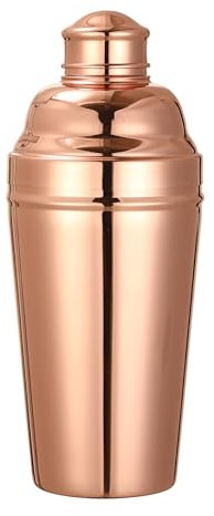 Coctelera grande de acero inoxidable, 60 onzas (chapado en cobre)
