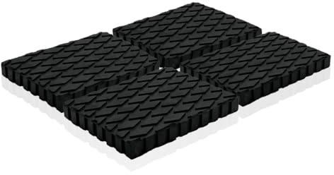 Gummiauflage für Hebebühnen und Autos - Gummiklötze und Gummiblöcke zum Sicheren anheben der Fahrzeuge (160x120x20mm, 1, Stück)