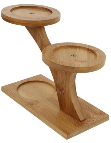 ANDRESLAD Tiered Plant Stand Aus Massivem Holz Mehrschichtiger Pflanzenständer Für Innenräume Für Fensterbänke Balkone Und Gärten Für Sukkulenten Und Kleine Pflanzen Lochdurchmesser