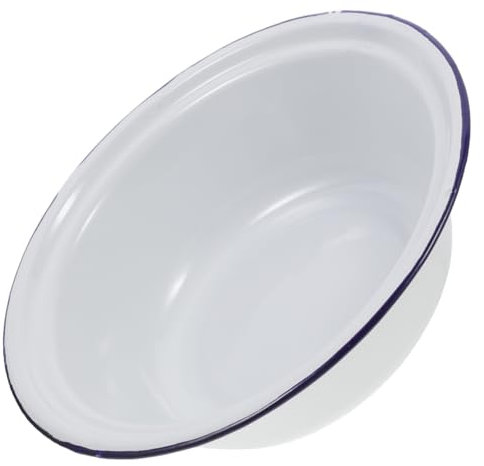 Didiseaon Ciotola Smaltata Per Cucina Bacinella Per Zuppa e Pasta Ciotola Per Mescolare e Conservare Per Servire Frutta e Snack