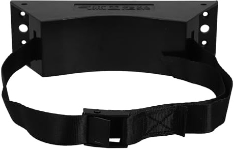 GALPADA Soporte de Pared para Tanque de Gas 40 Litros Soporte para Cilindro de Gas Plástico Negro de Pared para Laboratorio y Uso Industrial