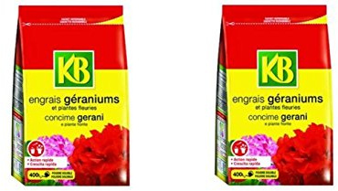 KB CONCIME POLVERE GERANI IDROSOLUBILE 2 CONFEZIONI DA 800 GR L'UNA FER 316880
