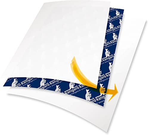 Kangaro Lot de 100 feuilles de papier carbone Bleu Format A4 21 x 29 cm