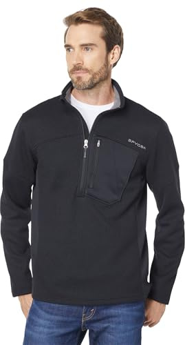 Spyder Herren Bandit Hybrid Half Zip Fleecejacke (1er Pack)