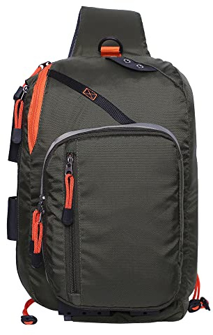 Raprance Fliegenfischen Sling Bag Schultertasche Hüfttasche Angelzubehör Aufbewahrung