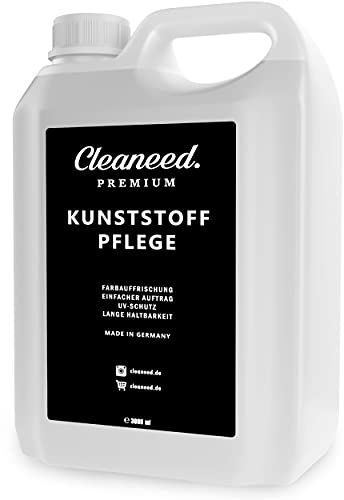 PREMIUM Kunststoffpflege 3L zum Nachfüllen – MADE in GERMANY – Farbauffrischung, UV-Schutz, Lange Haltbarkeit, Einfacher Auftrag, Matt