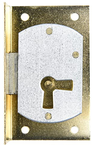 Aufsteckschloss aus Messing Dornmaß 20mm Rechte Tür (Schlüssel separat erhältlich)