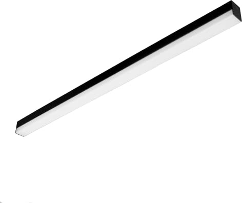 ELG Leuchten LED Pendelleuchte 150cm 43 Watt 5100 Lumen 4000K | Opale Abdeckung, Neutralweiß, Inklusive Seilaufhängung, Büroleuchte, Deckenleuchte, Deckenlampe