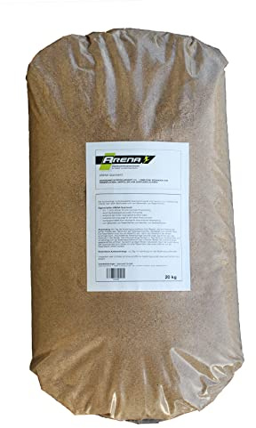 Arena Quarzsand Rasensand 0,4-1,6mm 25kg I ideal zum Besanden oder nach dem Aerifizieren von Rasen I hydroklassiert, gewaschen und gereinigt