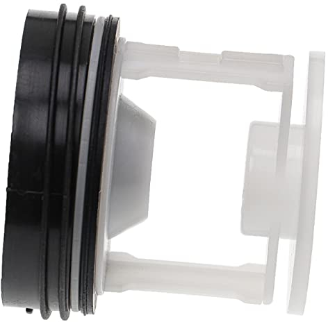 vhbw filtro lanugine compatibile con Bosch WFL1600AU/09, WFL16000 PL/09 lavatrice asciugatrice - 6,2cm compatibile con Copreci (pompe) + guarnizione