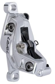 Sram Level Ultimate Stealth Scheibenbremssattel – vorne/hinten, Pfostenhalterung, 4-Kolben, Silber, C1