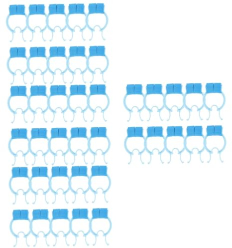 64 Pièces Pince-nez Clip De Lève-nez Pince Nasale Clip Pour Saignement De Nez Bouchon De Saignement De Nez Spiromètre Incitatif Nasales Bouchon Eva Agrafe Ménage