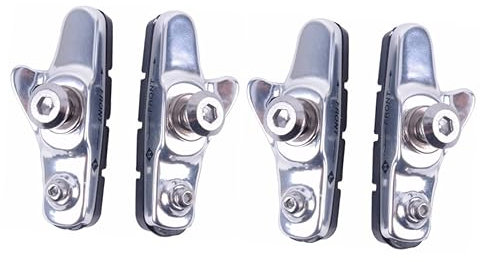 2 Paar Fahrrad bremsschuh Fahrradzubehör Pad Bremsbeläge Bremsbeläge Fahrradbremse für Kinder Bremsbacke Heimtrainer Fahrrad Mountainbike-Pads Bremsbelagsatz ersetzen Kette