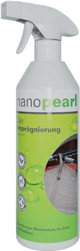 PODOROX Nanopearl Zelt Imprägnierspray 500ml – Wasserdichtes Spray für Zelt, Pavillon, Textilien & Leder – PFC-frei, UV-Schutz, Schimmel-Schutz, Made in Germany, Einfache Anwendung