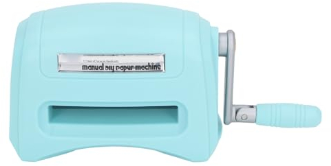 Handprägemaschine, Blaues ABS-Material, Papiergewicht 80 Bis 250 Gramm Pro Quadratmeter, für DIY Scrapbooking, Kartenherstellung, Basteln