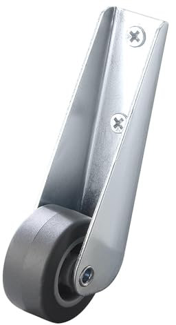 Ruote girevoli, rotelle industriali, Ruota direzionale con staffa lunga, Rotelle montaggio laterale, ruote per mobili, rotelle scorrevoli e silenziose per la riparazione di mobili