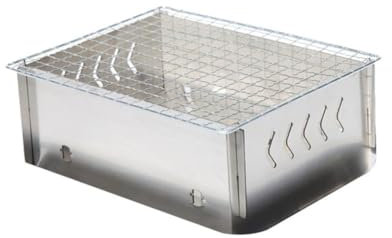 Inkoby barbecue portable pliable pour l'extérieur - Partie amovible - Outil de barbecue polyvalent pour barbecue plage sans plateau