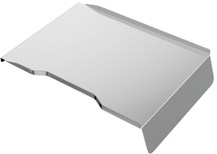 DELSbbq Repuesto de deflector de calor para parrilla Traeger Ironwood 650, bandeja de grasa compatible con Traeger KIT0438, bandeja de goteo de acero inoxidable para parrilla Traeger Redland Redland