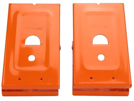 2Pcs Steel Sawhorse Bracket, Easy Wood Insertion, Non Slip Grip, Hollow Design, Cold Rolled Steel Bracket for Woodworking
