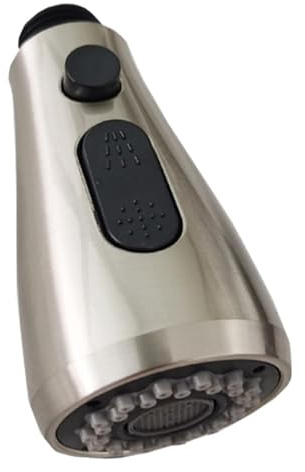 Stellastar Heable 2 Function Kitchen Tap Spray Head Replacement Part, Pull Out Settings Shower Head for Kitchen Bathroom Mixer Faucet Brushed Nickel