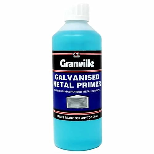 Galvanised Metal Primer, Blue, Professional Rust-Preventive Protective Coating for Metal Surfaces, 500ml