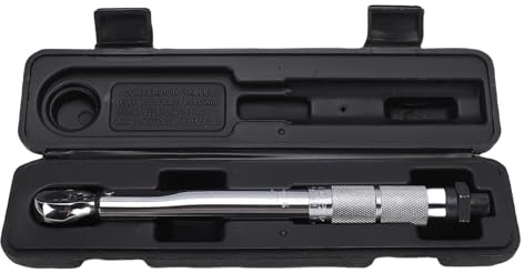 Garosa Torque Wrench 1/4 Inch, Professional Adjustable Precision Torque Wrench 5-25Nm, High Grade Steel for Automotive Repair and DIY