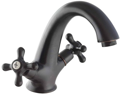 PaulGurkes Nostalgie Armatur Wasserhahn schwarz Mischbatterie Retro