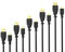 KabelDirekt – 5 x 1 m Cavo Micro-USB (USB 2.0, connettore USB-A a connettore Micro-B, per la Carica e la Sincronizzazione, Nero)