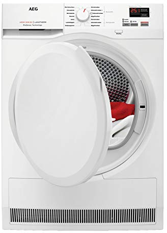 AEG T6DB40370 Kondensationstrockner / 7,0 kg / B / Mengenautomatik / Knitterschutz / Kindersicherung / Startzeitvorwahl