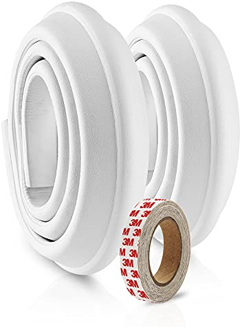 Reer Kantenschutz Soft, 2x 1 Meter, bissfest, schadstoffgeprüft, weiß