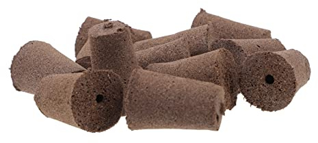 Angoily 12 Stücke Torf Pellet Anlage Starter Komprimierte Nährstoffdünger Faser Bodenblockanlage Startstecker Torf Pellets Bulk Für Pflanzenentransplantation Sämling 3. 5X2. 5Cm Kaffee.