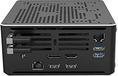 VENOEN Fan Mini PC i9,Small Computer Core i9 10880H,Windows 11,64GB DDR4 RAM,1TB NVME SSD,4K Output,HD-MI,DP,Type C,Gigabit Lan,Dual Band Wifi AC,BT,Security Lock,Small Form Factor,Auto Power On