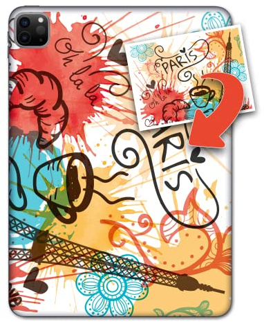 atFoliX Personalisierbare Designfolie kompatibel mit Apple iPad Pro 11 2022 - gestalte deinen Skin Aufkleber im Custom-Konfigurator einfach selbst