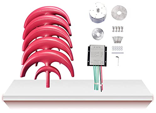 Aerogeneradores, Aerogeneradores Generador 24 V Empresas 5 Palas con Controlador para Marina Hogares Industrial Energy Red 200 W