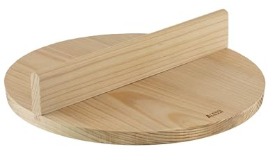Alessi Convivio DC202/23 - Design-Küchenutensil zum Kochen Empfindlicher Zutaten, aus Wasser-und Schimmelresistentem Zypressenholz