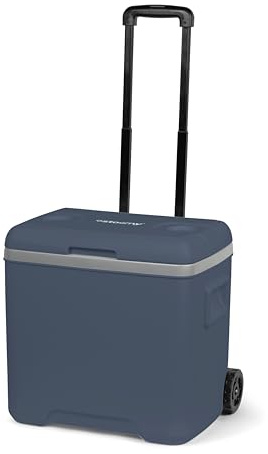 Steamy Cool 30 Roller Kühlbox mit Rollen, 30 Liter, Blau