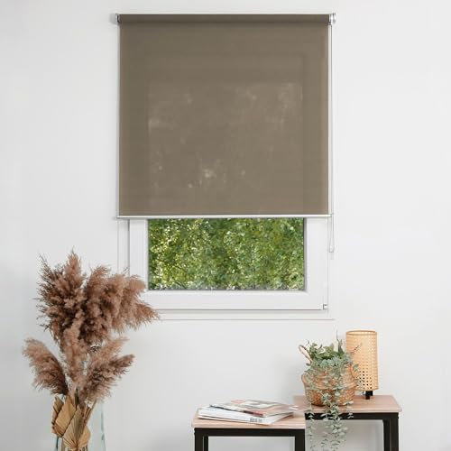 MADECOSTORE Prestige Verdunkelungsrollo Uni Taupe, L70 x H 190 cm