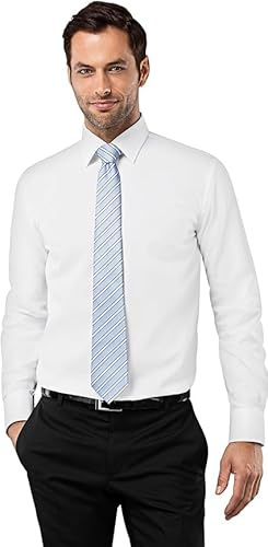 Camicia Uomo FRARICA in Cotone Art. 007F Classica Colletto COLLOFIT (IT, Numero, 41, Regular, Regular, Bianco)
